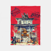 Halloween Fleecedecke (Vorderseite)