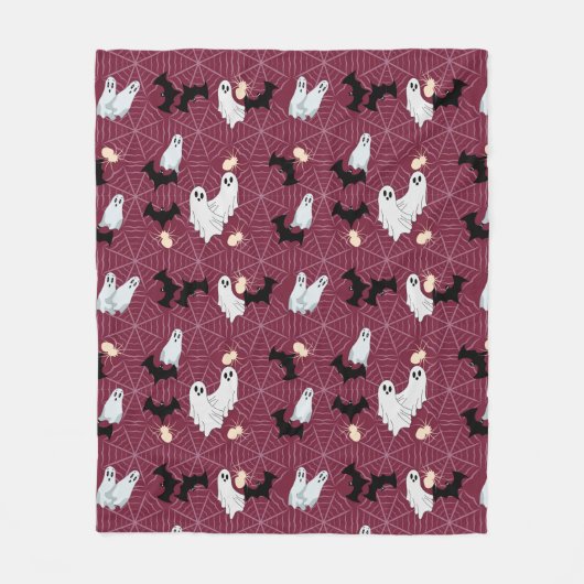 Halloween Fleecedecke (Vorderseite)