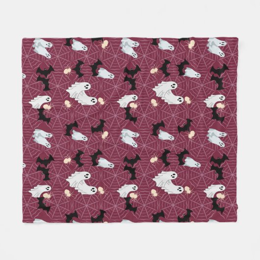 Halloween Fleecedecke (Vorderseite (Horizontal))