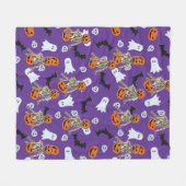 Halloween Fleecedecke (Vorderseite (Horizontal))