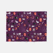 Halloween Fleecedecke (Vorderseite (Horizontal))