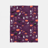 Halloween Fleecedecke (Vorderseite)