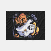 Halloween Fleecedecke (Vorderseite (Horizontal))