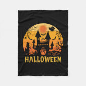 Halloween Fleecedecke (Vorderseite)