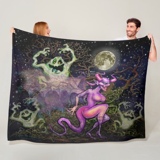 Halloween Fleecedecke (Beispiel)