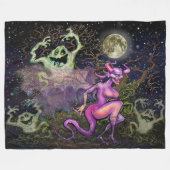 Halloween Fleecedecke (Vorderseite (Horizontal))