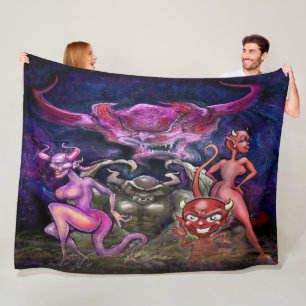 Halloween Fleecedecke