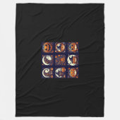 Halloween Fleecedecke (Vorderseite)