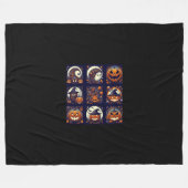 Halloween Fleecedecke (Vorderseite (Horizontal))