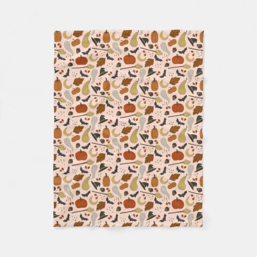 Halloween Fleecedecke (Vorderseite)