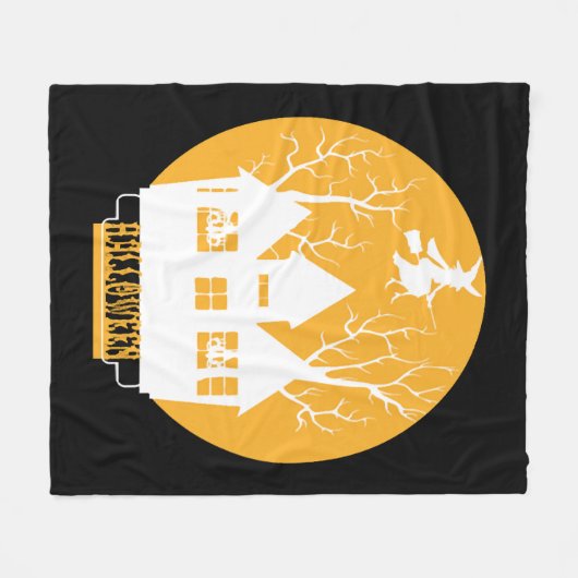 Halloween Fleecedecke (Vorderseite (Horizontal))