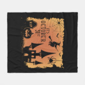 Halloween Fleecedecke (Vorderseite (Horizontal))