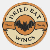 halloween flehte runder aufkleber (Vorderseite)