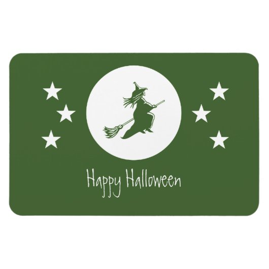 Halloween Flexi Magnet, grün Magnet (Horizontal)