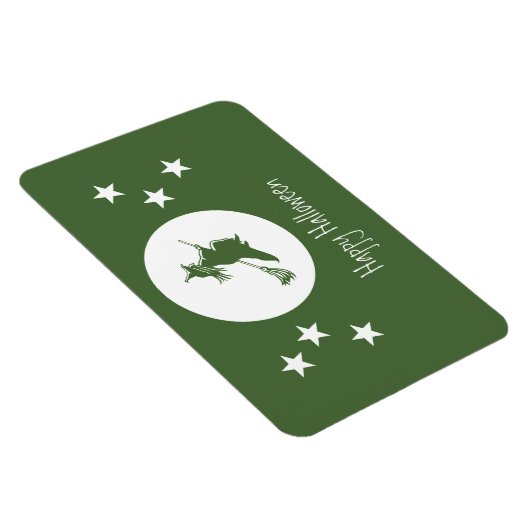 Halloween Flexi Magnet, grün Magnet (Rechte Seite)