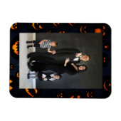 Halloween Flexibles Family Foto Magnet (Horizontal)