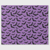 Halloween fliegende Fledermäuse Geschenkpapier (Flach)