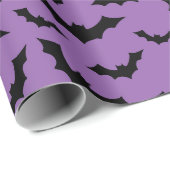 Halloween fliegende Fledermäuse Geschenkpapier (Rolleneckpunkt)