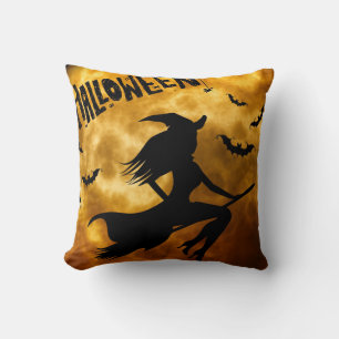 Halloween fliegende Hexe Wurf Kissen Dekoration