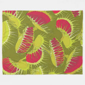 Halloween Fliegenfalldecke Fleecedecke (Vorderseite (Horizontal))