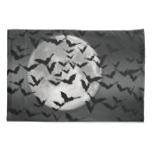 Halloween Flieger und Vollmond Kissenbezug (Rückseite)