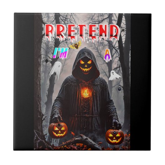 Halloween Fliese (Vorderseite)