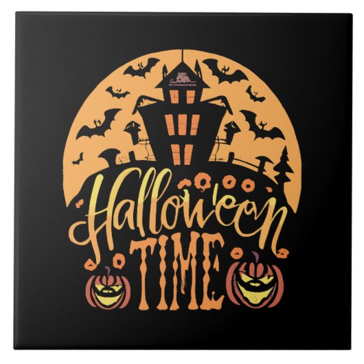 Halloween Fliese (Vorderseite)