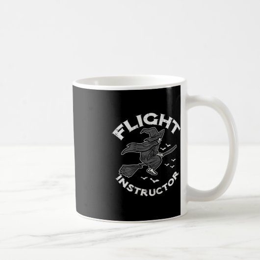 Halloween Flight Instructor Hexenkostüm Wo Kaffeetasse (Rechts)