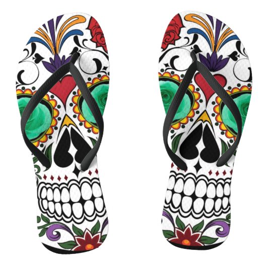 Halloween Flip Flops Badesandalen (Fußbett)