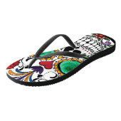 Halloween Flip Flops Badesandalen (Schrägansicht)