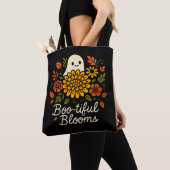 Halloween Floral Ghost Fall Blume Spooky Tasche (Von Nahem)