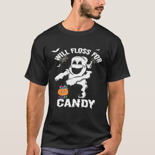 Halloween Flossing Ghost Dance Kids T-Shirt (Vorderseite)