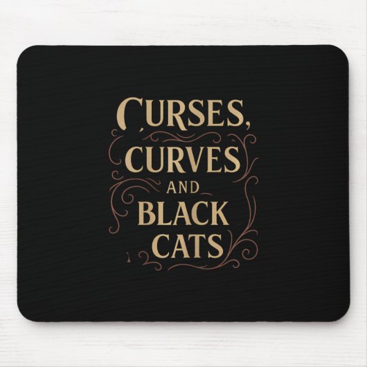 Halloween-Flüche Mousepad (Vorne)