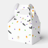 Halloween-flüchtige Blick mit Babydusche Geschenkschachtel (Rückseite)