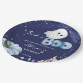 Halloween-Flüchtige Blick mit Babyduschgeschirr Pappteller (Schrägansicht)