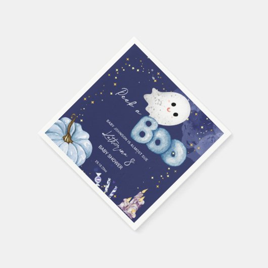 Halloween-Flüchtige Blick mit Babyduschgeschirr Serviette (Ecke)