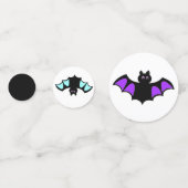 Halloween-Flugbats Konfetti (Rückseiten)