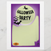 Halloween-Flyer. Flyer (Vorne)