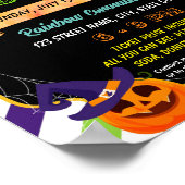 Halloween-Flyer-Poster Poster (Ecke)