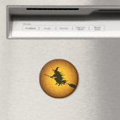 Halloween Flying Hexenmagnet Magnet (In Situ (Geschirrspüler))