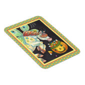 HALLOWEEN FLYING HORSE CANDY CORN MAGNET (Rechte Seite)