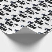 HALLOWEEN FLYING WITCHES Packpapier (Ecke)