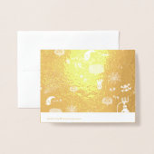 Halloween Folienkarte (Rückseite mit Umschlag)