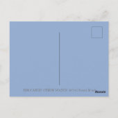 HALLOWEEN FOLK ART BARN OWL & CANDY CORN POSTKARTE (Rückseite)