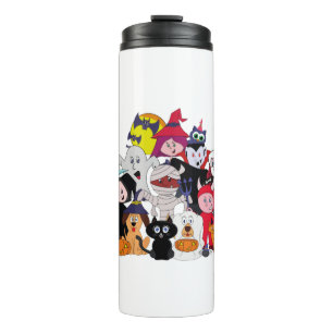 Halloween Folks Thermosbecher