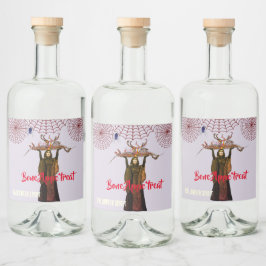 Halloween Food and Beverage Label Set Alkoholflaschenetikett
