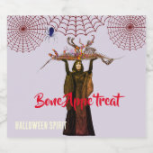 Halloween Food and Beverage Label Set Alkoholflaschenetikett (Einzelnes Label)