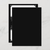 Halloween Food Drink BLANK Zelt Card - SCHREIBEN S Postkarte (Vorne/Hinten)