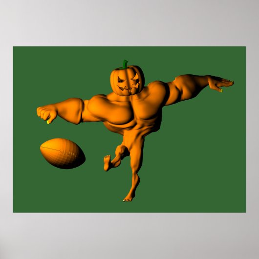 Halloween Football League Kickoff Poster (Vorne)