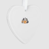 halloween for Cat Cute Kitten Ghost Skeleton Lover Ornament (Vorderseite)
